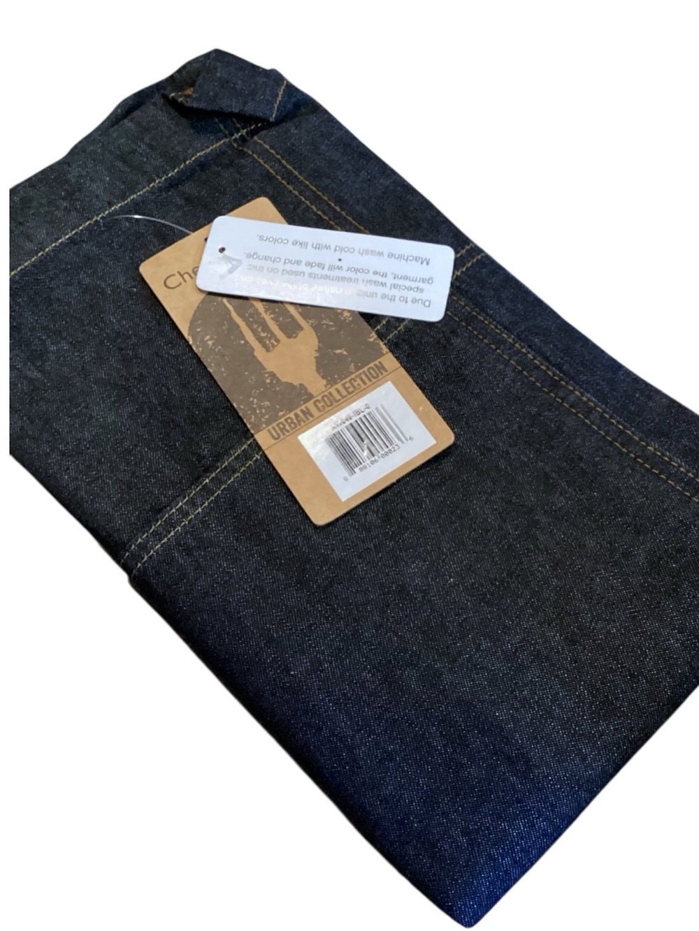 Chef Works Unisex Memphis Bistro Apron (AW049) Denim Blue NEW - Picture 4 of 6